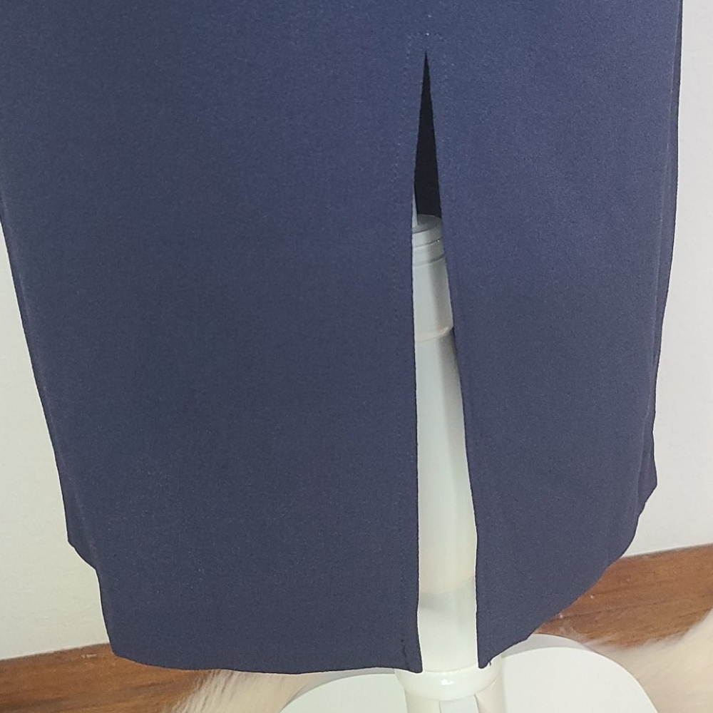 NWT Wayf navy dress with bell sleeves small - Picture 6 of 9